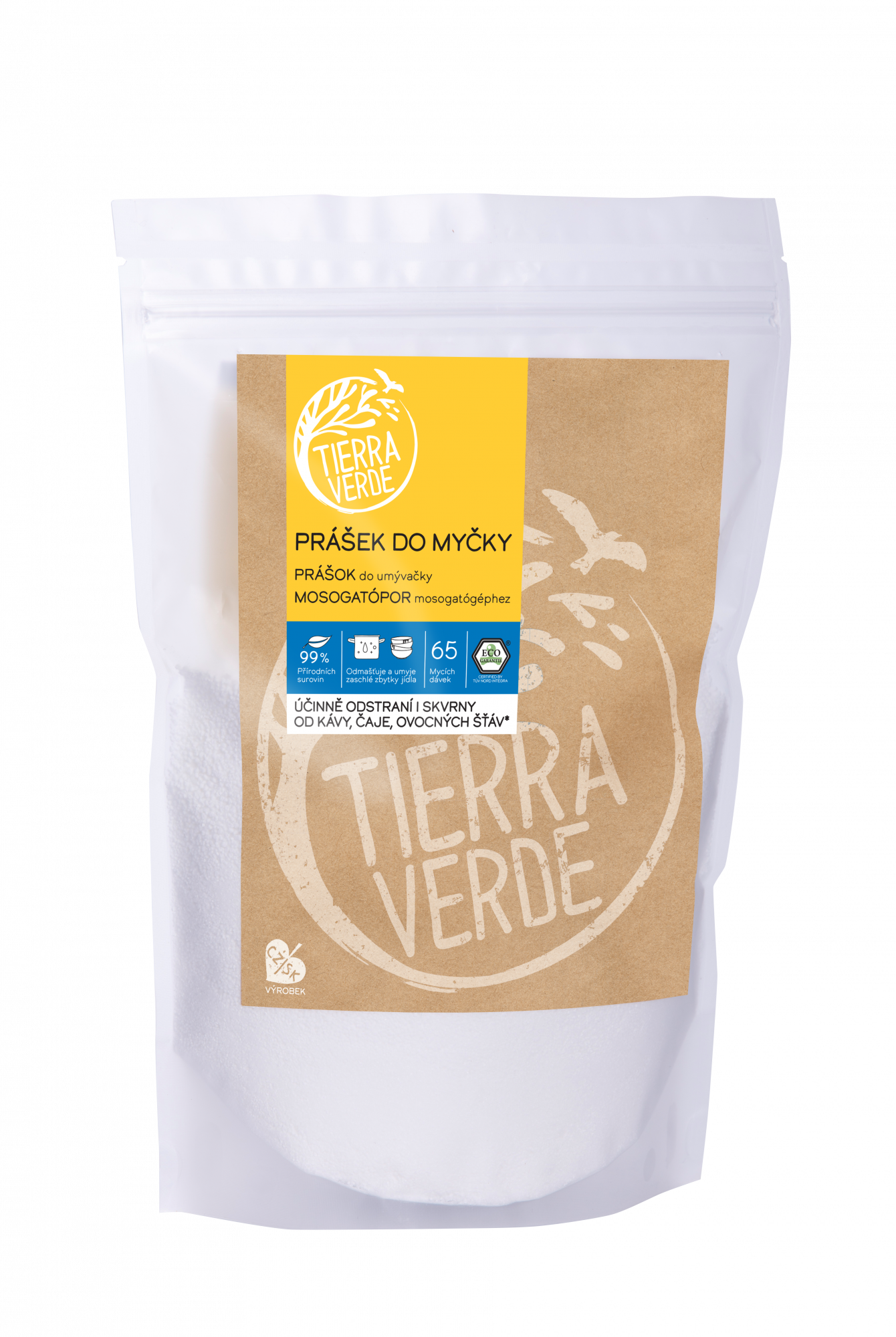 Tierra Verde Prášek do myčky na nádobí - INOVACE - 1 kg