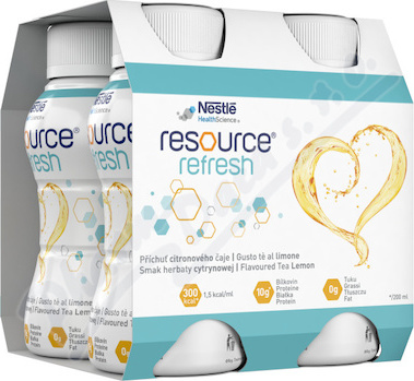 RESOURCE REFRESH PŘÍCHUŤ CITRONOVÉHO ČAJE POR SOL 4X200ML