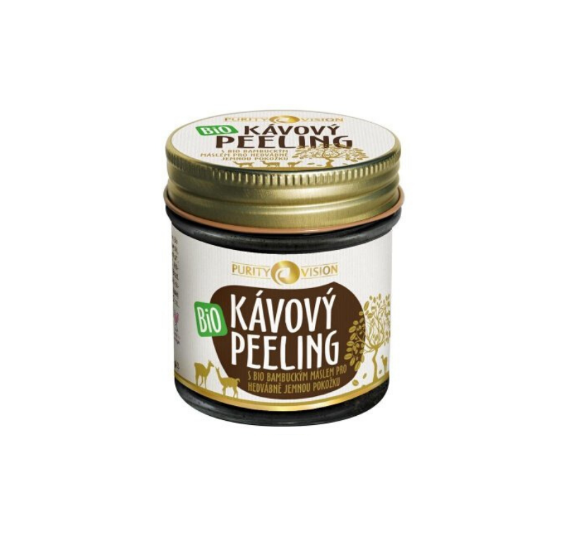 Purity Vision Kávový peeling BIO - 110 g - pro hedvábně jemnou pokožku