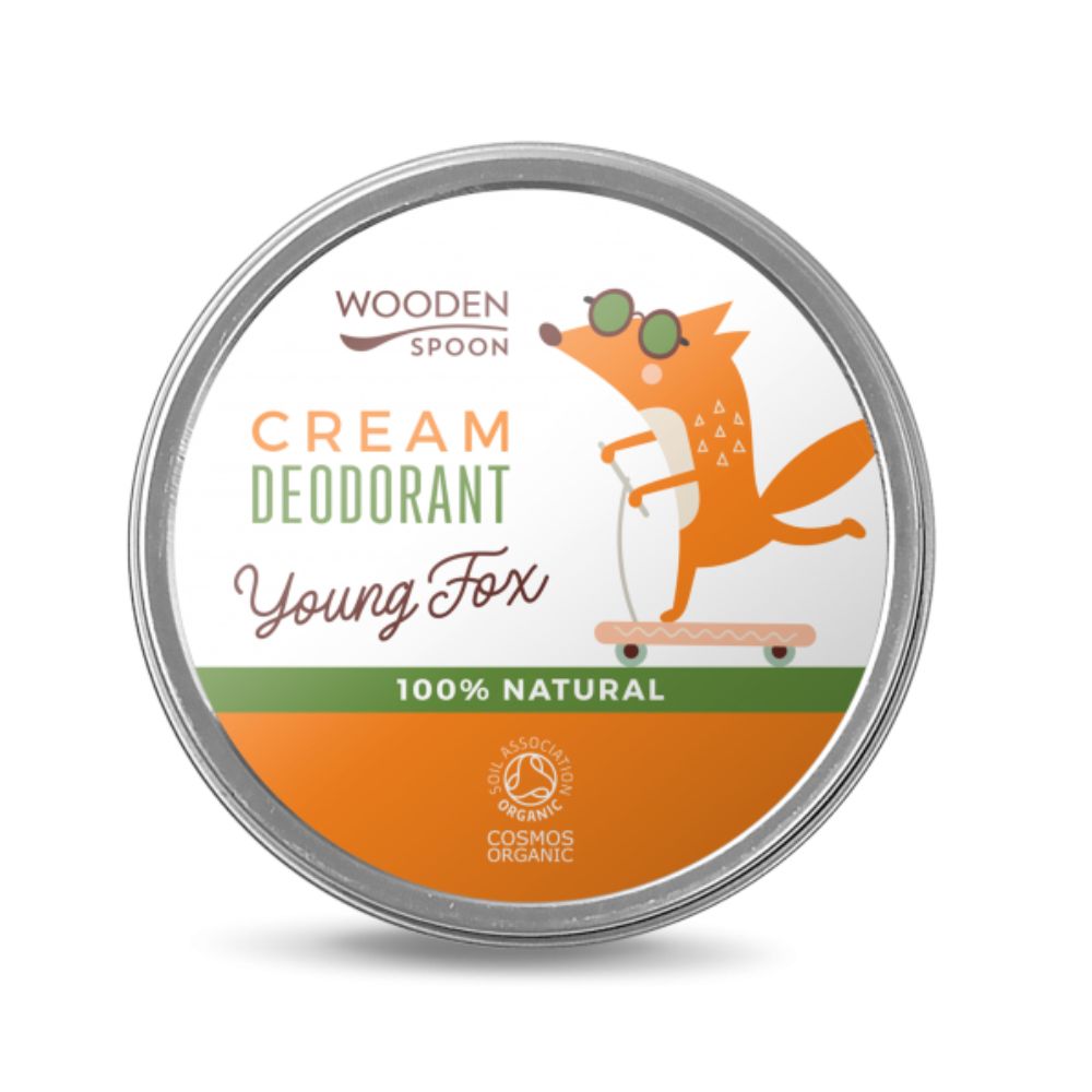 Wooden Spoon Přírodní krémový deodorant "Young fox" BIO - 60 ml