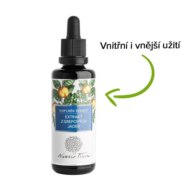 Nobilis Tilia Extrakt z grepových jader - 50 ml - přispívá k mikrobiální rovnováze