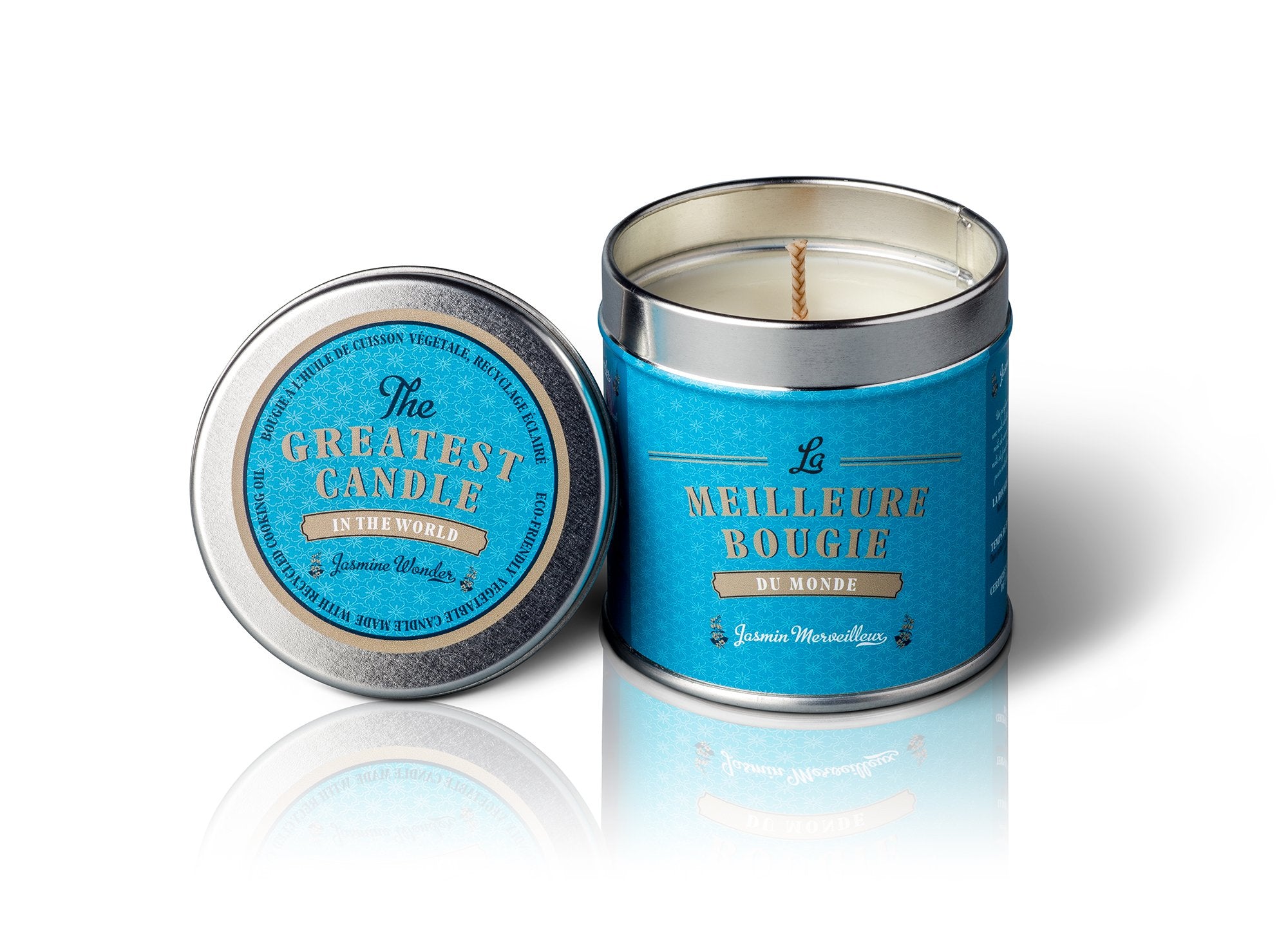 The Greatest Candle Vonná svíčka v plechovce (200 g) - jasmínový zázrak