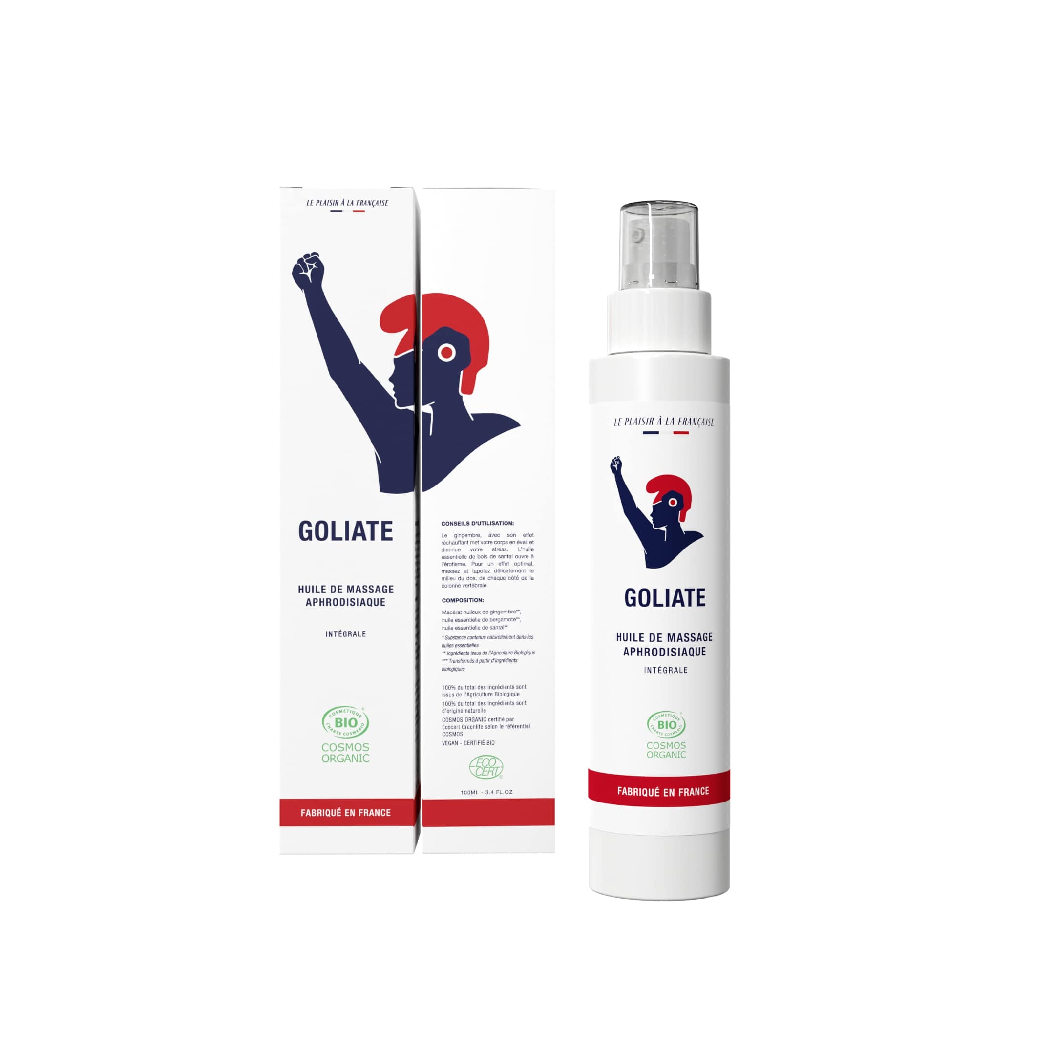 Goliate Afrodiziakální masážní olej BIO - 100 ml - pro lechtivé okamžiky