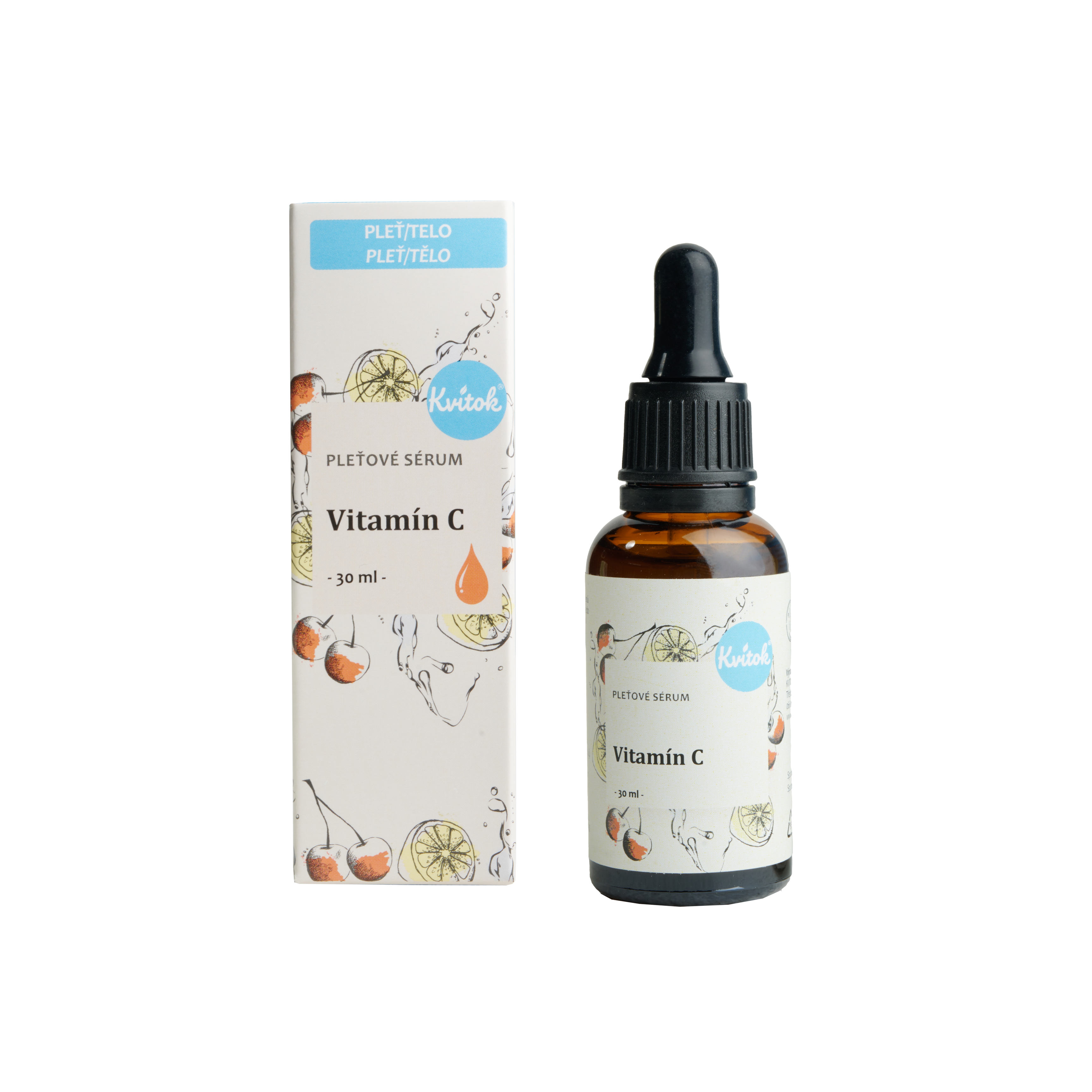 Kvitok Pleťové sérum - Vitamin C - 30 ml - anti-aging účinky