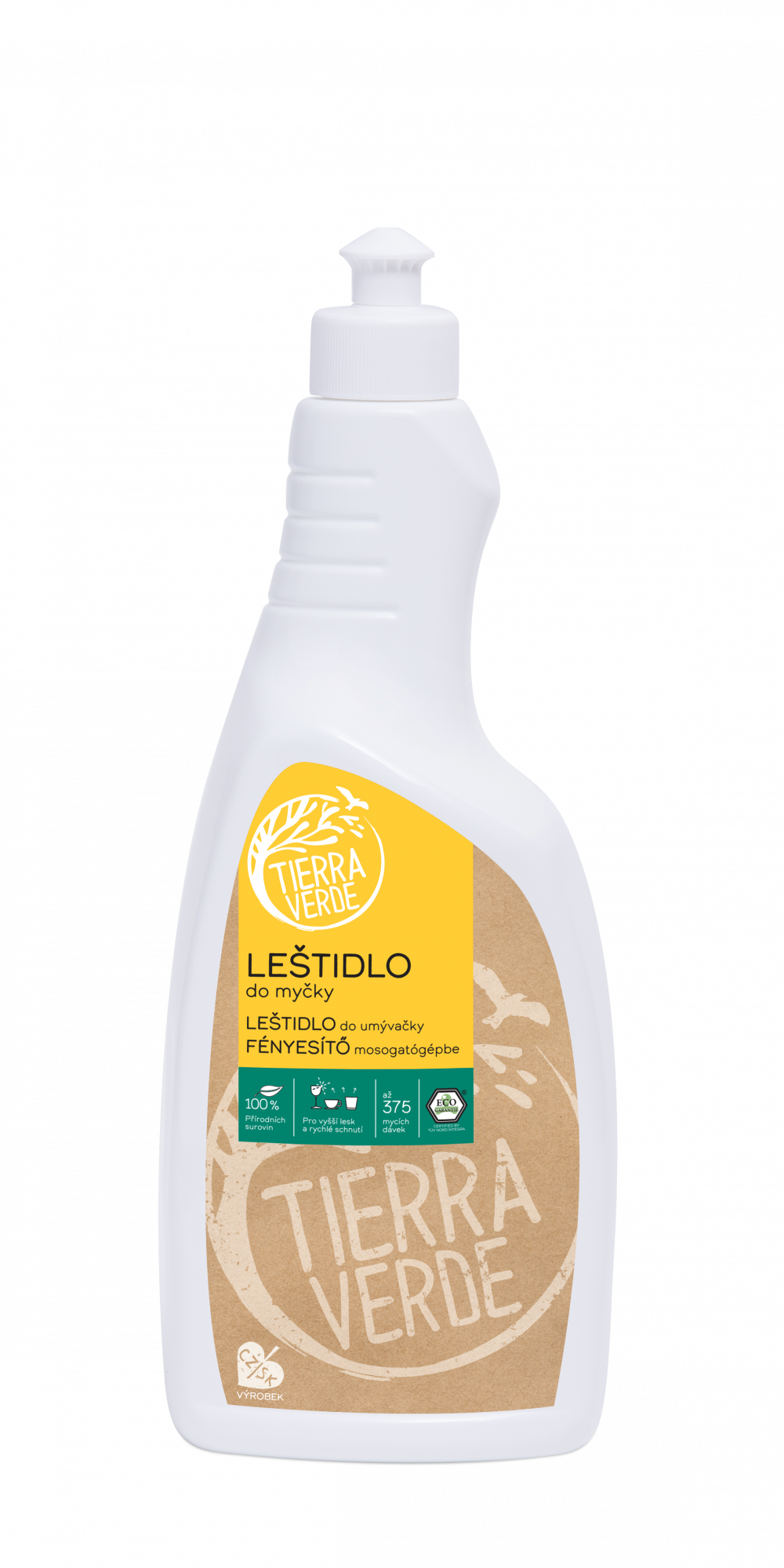 Tierra Verde Leštidlo (oplach) do myčky - INOVACE - 750 ml