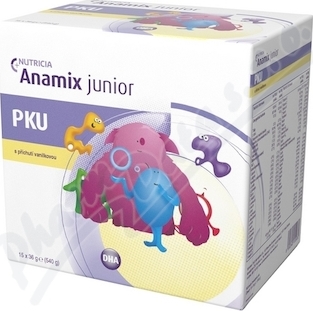 PKU ANAMIX JUNIOR S PŘÍCHUTÍ VANILKOVOU POR POR PLV 15X36G