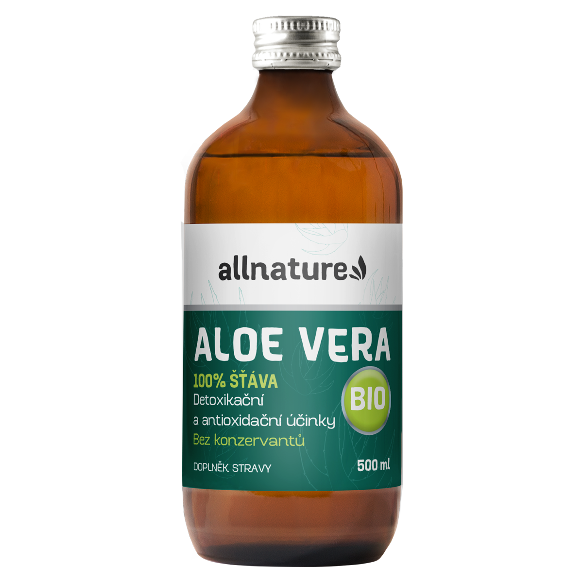 Allnature Aloe vera BIO - 500 ml - zázračný elixír z mexika