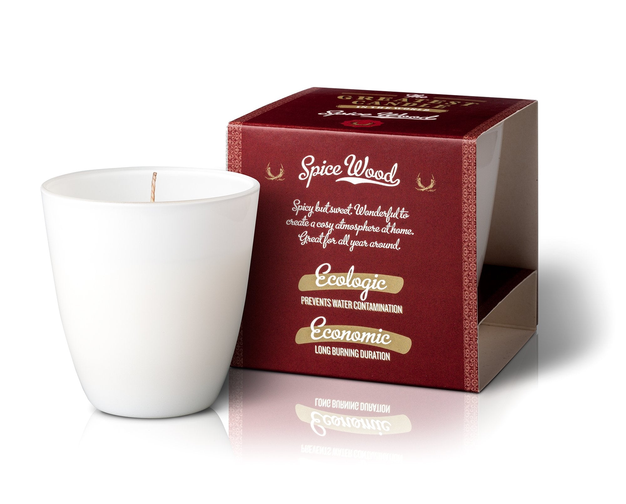 The Greatest Candle Vonná svíčka ve skle (130 g) - dřevo a koření