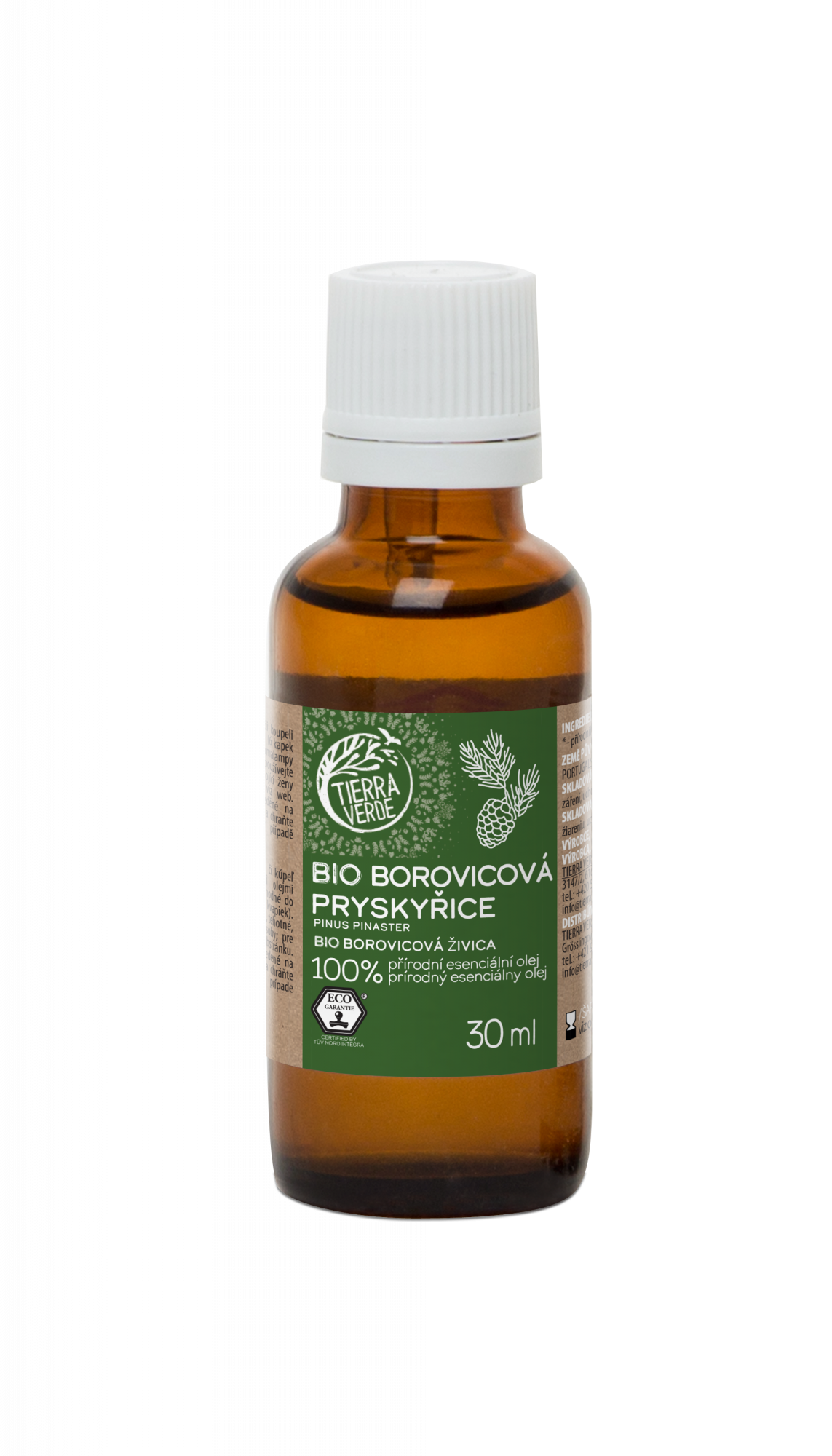 Tierra Verde Esenciální olej Borovicová pryskyřice BIO - 30 ml