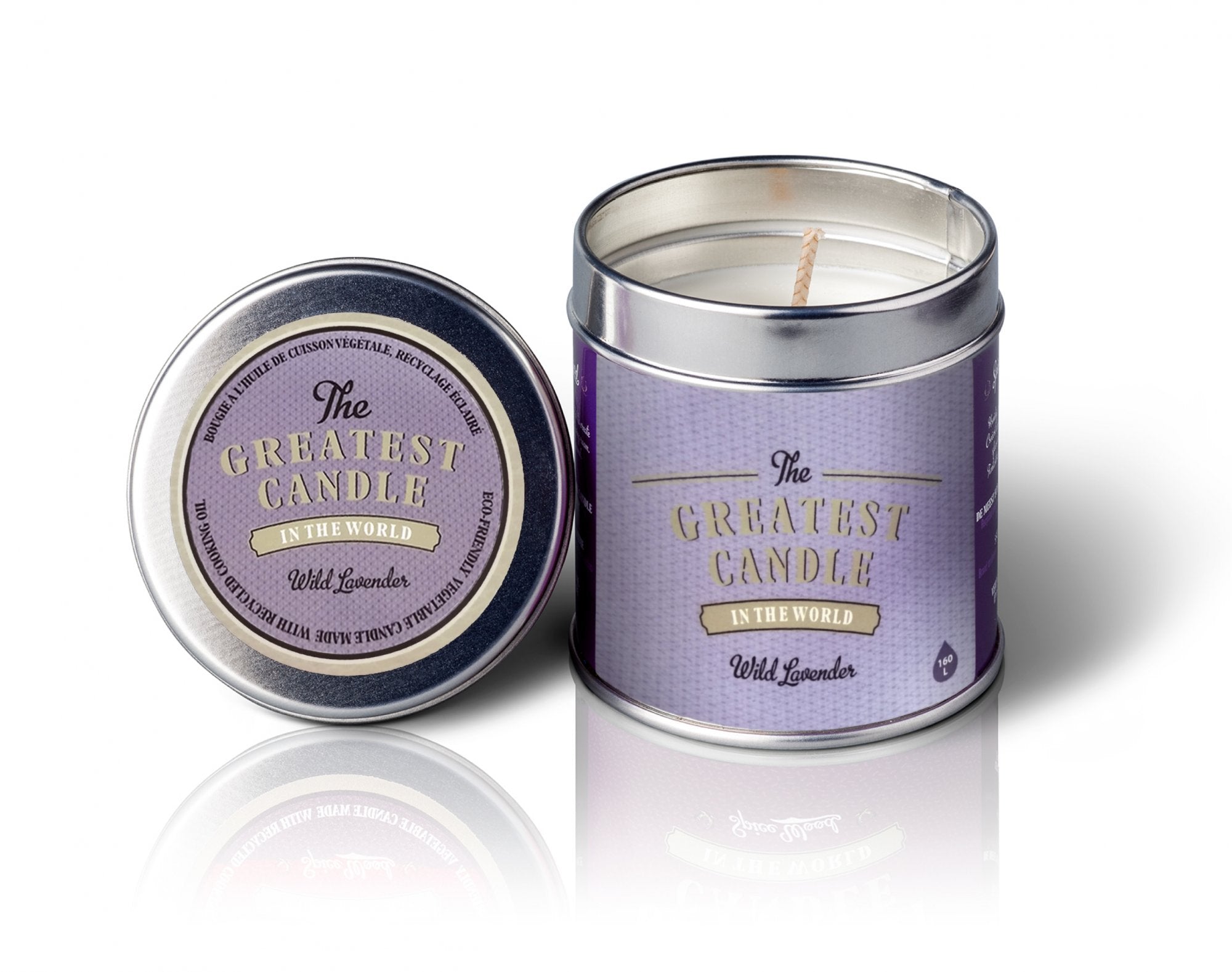 The Greatest Candle Vonná svíčka v plechovce (200 g) - divoká levandule