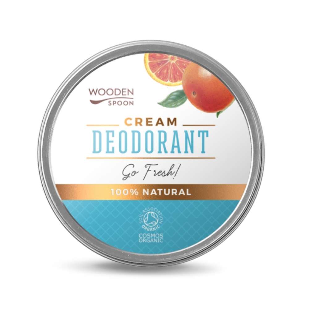 Wooden Spoon Přírodní krémový deodorant "Go Fresh!"  BIO - 60 ml