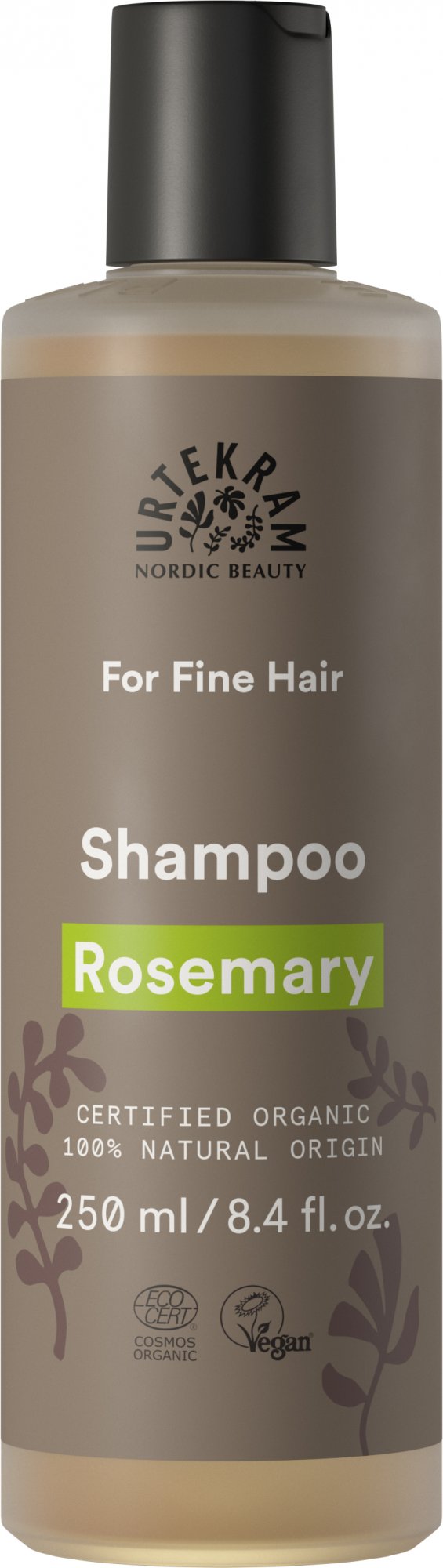 Urtekram Rozmarýnový šampon pro jemné vlasy BIO - 250 ml