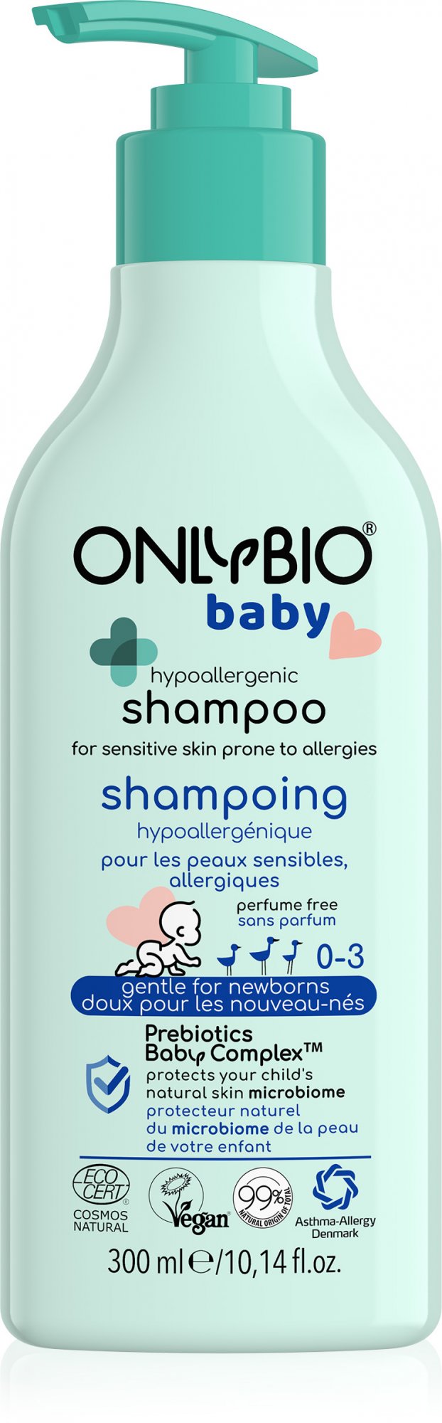 OnlyBio Hypoalergenní šampon pro miminka (300 ml)