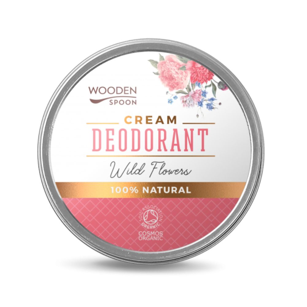 Wooden Spoon Přírodní krémový deodorant "Wild flowers" BIO - 60 ml