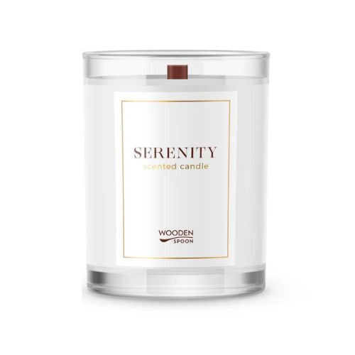 Wooden Spoon Sójová vonná svíčka Serenity BIO (200 g)