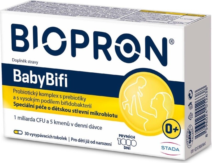 Biopron LAKTOBACILY Baby BiFi+ 30 tobolek