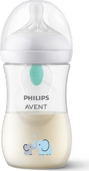 Philips Avent láhev Natural Response s ventilem AirFree slon bílá 260 ml