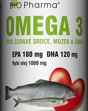 Omega 3 1000mg EPA180mg+DHA120mg tob.100+60 Bio-Pharma