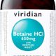 Viridian Betaine HCL cps.90