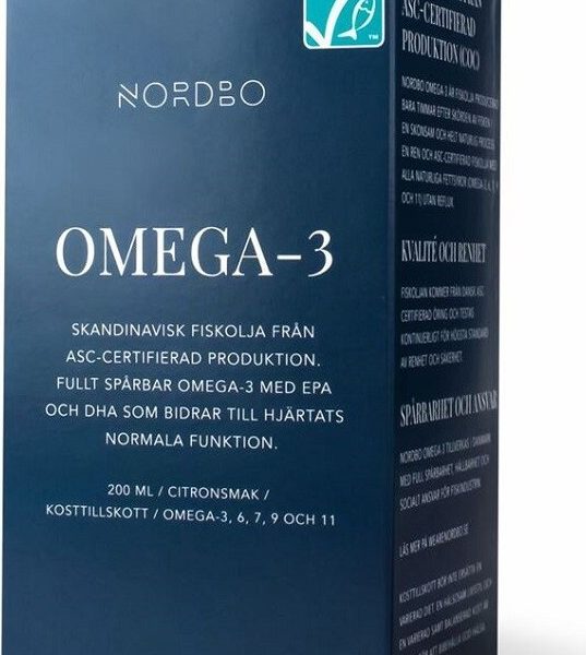 Nordbo Scandinavian Omega-3 Trout Oil 200ml