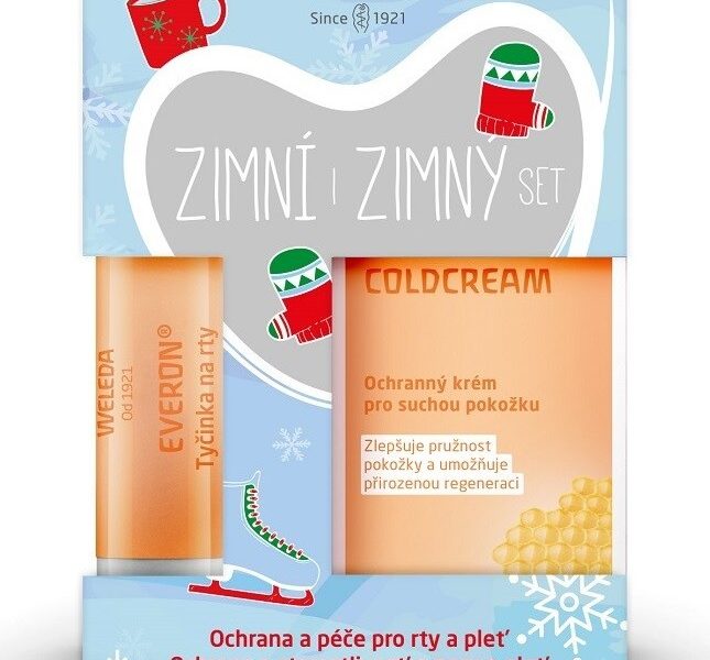 Weleda výživný krém Coldcream 30 ml + Tyčinka na rty Everon 4