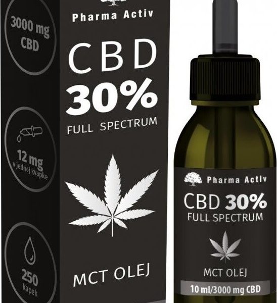 PHARMA ACTIV CBD 30% organic 3000 mg Full Spectrum 10 ml