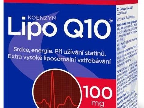 GS Koenzym Lipo Q10 100mg cps.60 - balení 2 ks