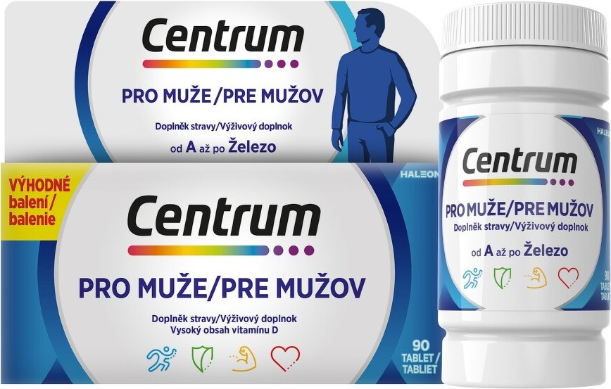 Centrum multivitamín pro muže 90 tablet