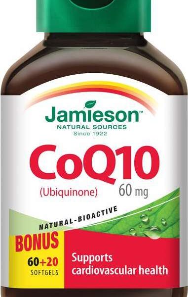 JAMIESON Koenzym Q10 60 mg cps.60+20