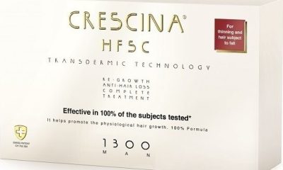 Crescina Transdermic 1300 Re-Growth and Anti-Hair Loss proti vypadávání vlasů pro muže 20 x 3