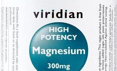 Viridian High Potency Magnesium 300mg cps.120