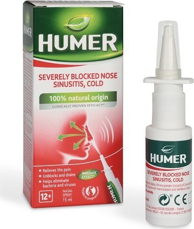 HUMER SINUSITIS velmi ucp.nos rýma sprej 15ml