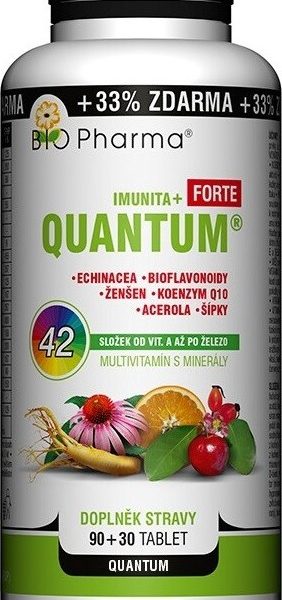 QUANTUM Imunita+ Forte 42 složek tbl.90+30 BIO-Ph.