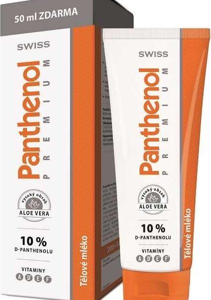 Swiss Panthenol 10% Premium tělové mléko 250 ml