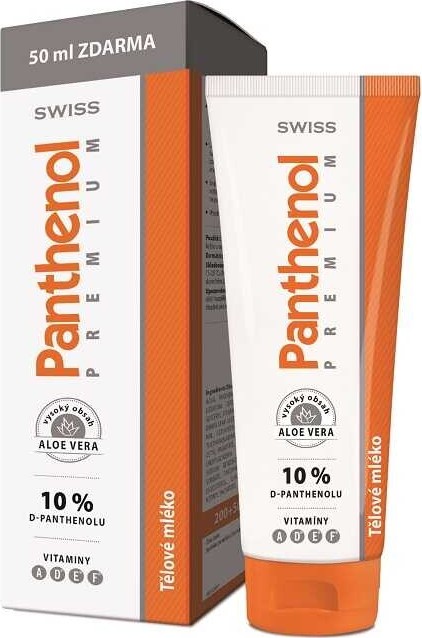 Swiss Panthenol 10% Premium tělové mléko 250 ml