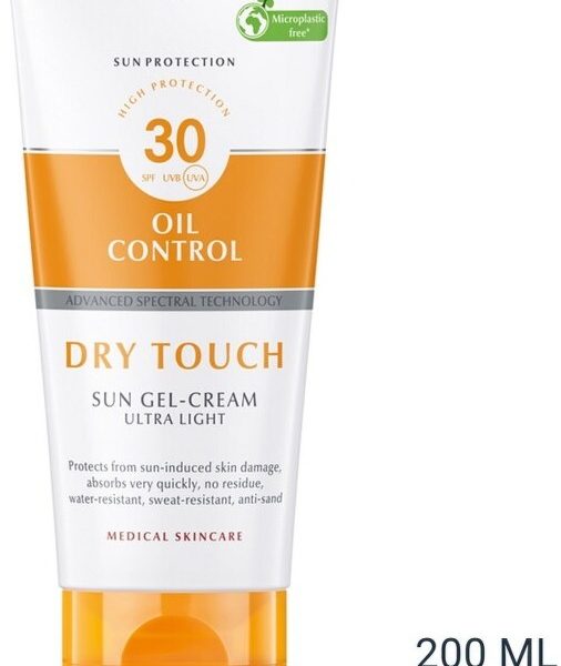 EUCERIN SUN Krémový gel na opalování Dry Touch Oil Control SPF 30 200 ml