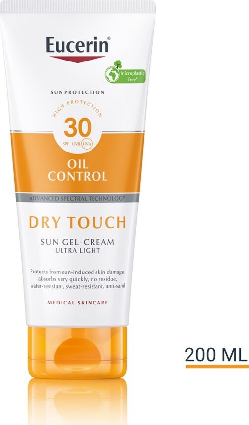 EUCERIN SUN Krémový gel na opalování Dry Touch Oil Control SPF 30 200 ml