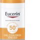 EUCERIN SUN Ochranný krémový gel na opalování na obličej Oil Control SPF50+ světlý 50 ml