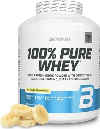 BioTech 100% Pure Whey 2270g banana