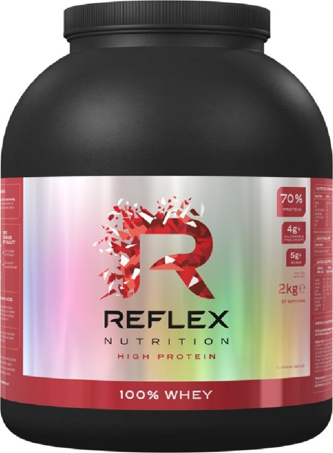 Reflex 100% Whey Protein 2000g jahoda-malina