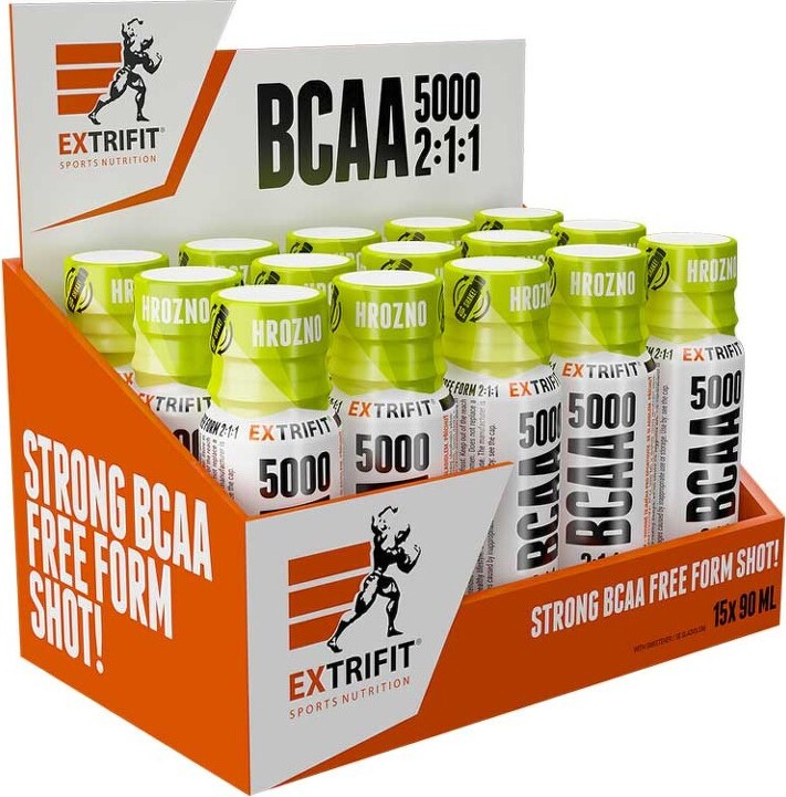 Extrifit BCAA 5000 2:1:1 Shot 15 x 90ml grapes