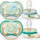 Philips AVENT Šidítko noční Ultra air 0-6m chlapec/obrázek 2ks