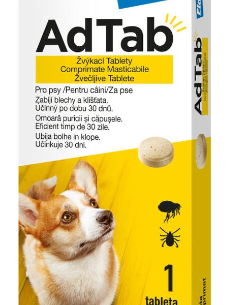 AdTab 225mg žvýkací tablety pro psy >5.5-11kg 1ks