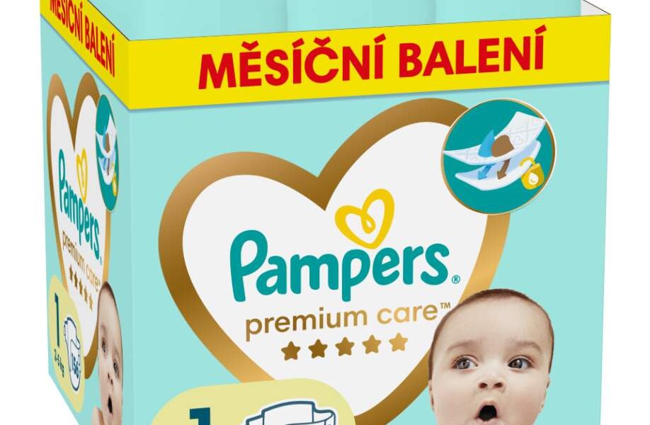 PAMPERS Premium Care vel. 1 Mini *monthly pack