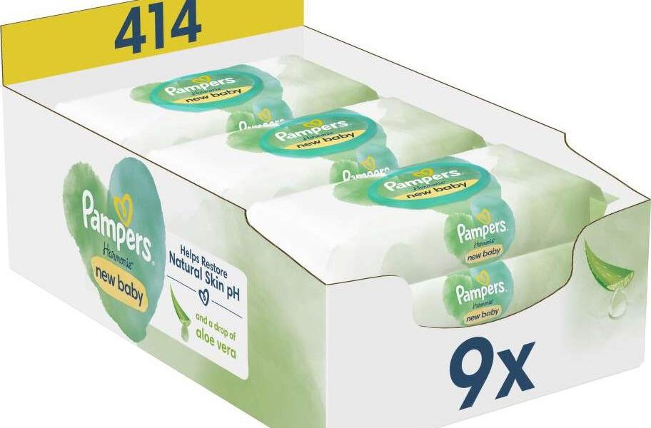 Pampers Harmonie New baby Aloe Vera 9x46 ks