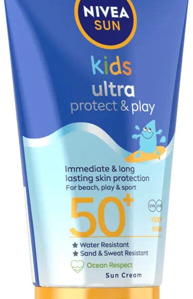 Nivea Sun Kids Protect & Play OF50 voděodolné mléko na opalování pro děti 150 ml