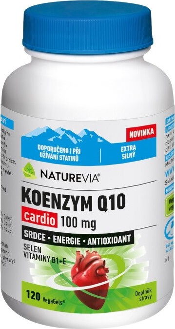 NatureVia Koenzym Q10 Cardio 100mg cps.120