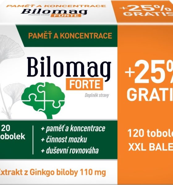 Bilomag FORTE+25% navíc 120 tobolek