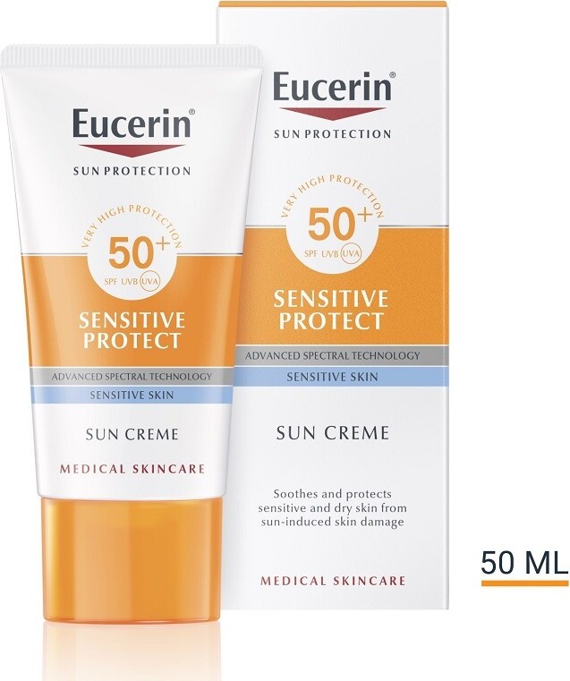 Eucerin Sun krém na obličej SPF50+ 50 ml