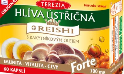 TEREZIA Hlíva ústřičná+REISHI Forte 60 kapslí